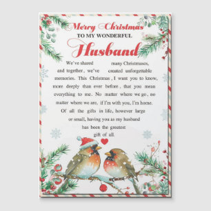 Weihnachtskarten Magnetkarte