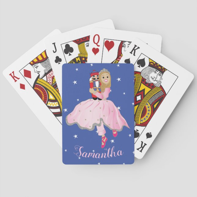 Weihnachtskarten Nutcracker Ballett Spielkarten (Rückseite)