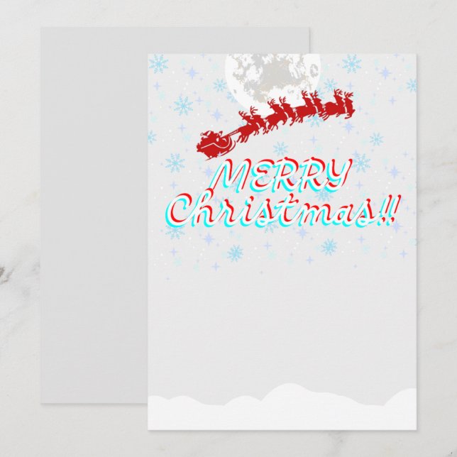 Weihnachtskarten - Pastellfarben - Weihnachten (20 Dankeskarte (Vorne/Hinten)
