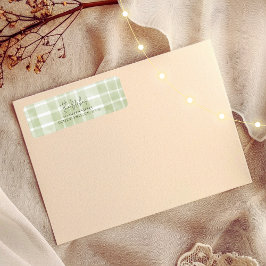 Weihnachtskarten-Rücksendeadressen-Aufkleber | Kar