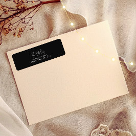 Weihnachtskarten-Rücksendeadressen-Aufkleber | Sch