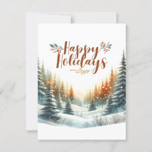 Weihnachtskarten-Sammlung für Feiertage Gre Postkarte
