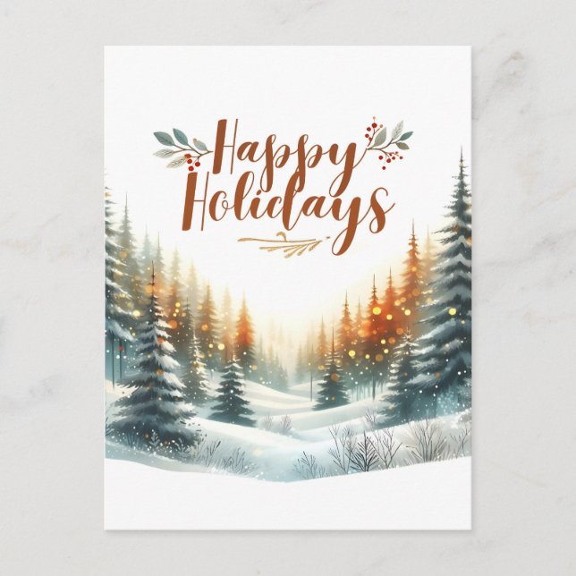 Weihnachtskarten-Sammlung für Feiertage Gre Postkarte (Vorderseite)