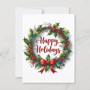 Weihnachtskarten-Sammlung für Feiertage Gre Postkarte