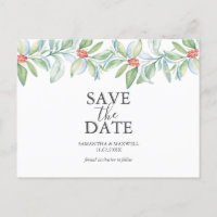 Weihnachtskarten Save the Date