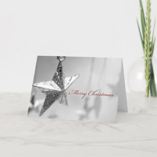 Weihnachtskarten-Stern-Verzierung Feiertagskarte