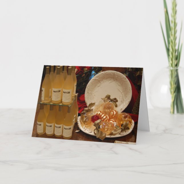 Weihnachtskarten von Napa Feiertagskarte (Vorderseite)