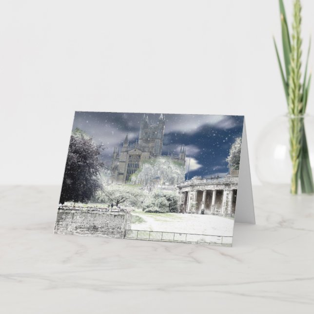 Weihnachtskartenbild von Bath Feiertagskarte (Vorderseite)