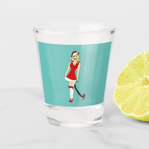 Weihnachtskataster Schnapsglas