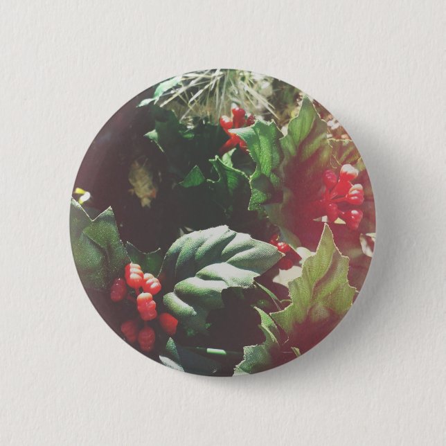 Weihnachtskatctus Button (Vorderseite)