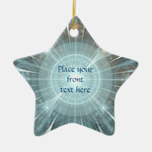 Weihnachtskathedralfenster Keramikornament