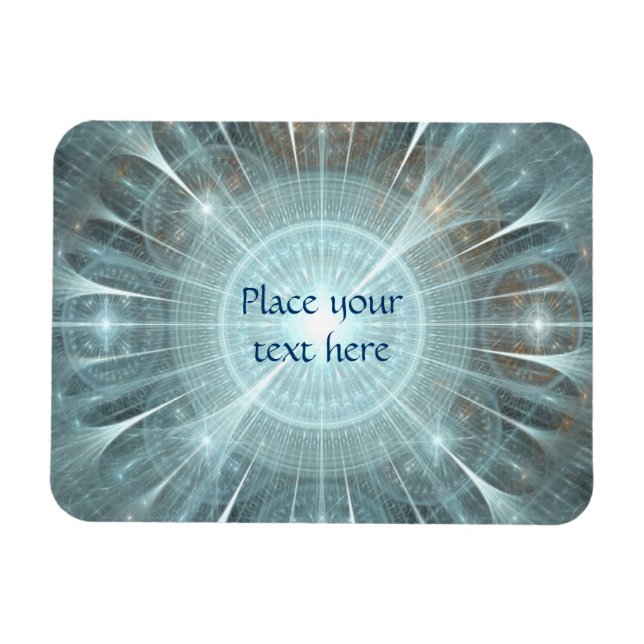 Weihnachtskathedralfenster Magnet (Horizontal)