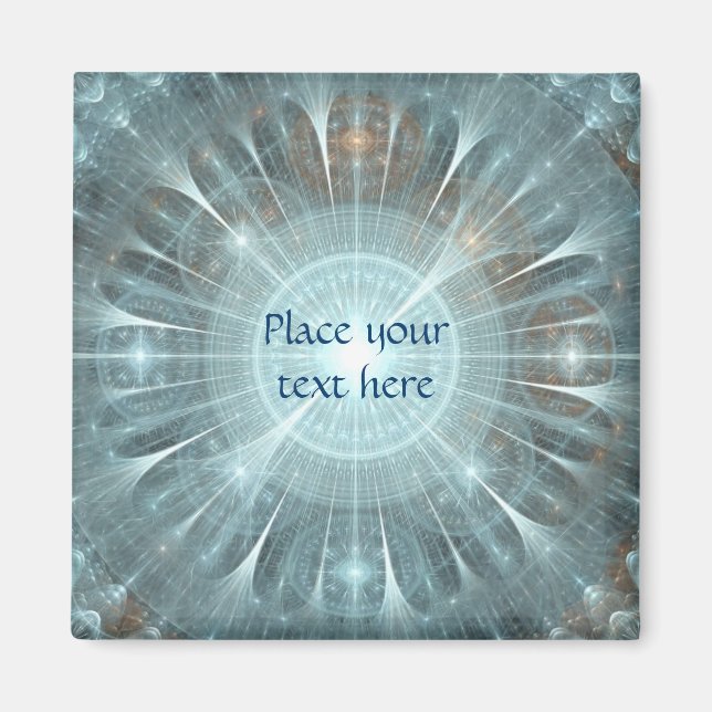 Weihnachtskathedralfenster Magnet (Vorne)