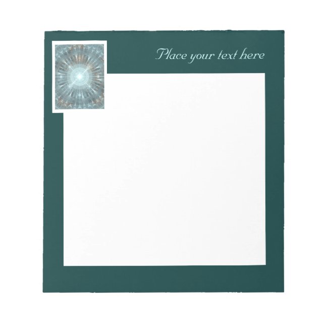 Weihnachtskathedralfenster Notizblock (Vorderseite)