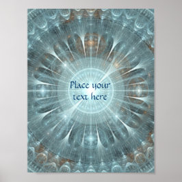 Weihnachtskathedralfenster Poster