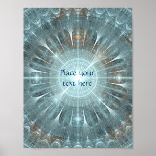 Weihnachtskathedralfenster Poster