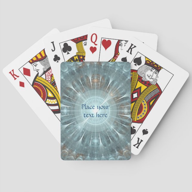 Weihnachtskathedralfenster Spielkarten (Rückseite)