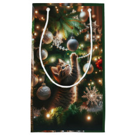 Weihnachtskätzchen Kleine Geschenktüte