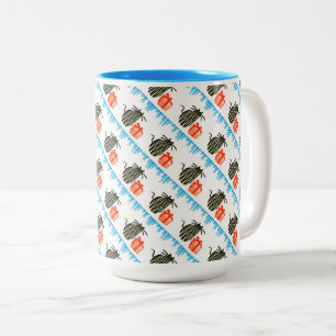 Weihnachtskätzchen Zweifarbige Tasse