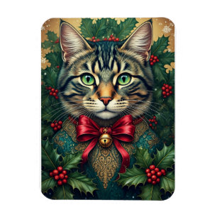 Weihnachtskatze 2024 magnet