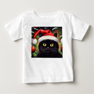 Weihnachtskatze 6 baby t-shirt