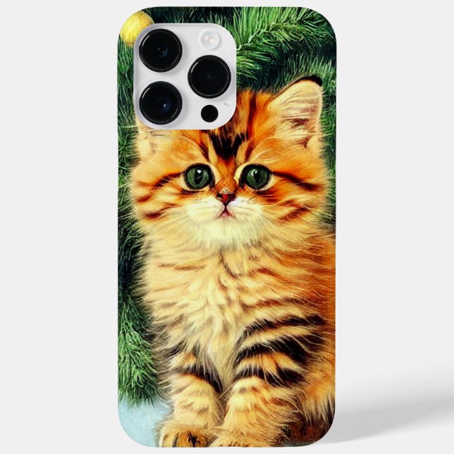 Weihnachtskatze Case-Mate iPhone 14 Pro Max Hülle (Rückseite)