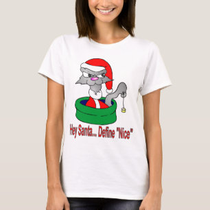 Weihnachtskatze definieren T-Shirt
