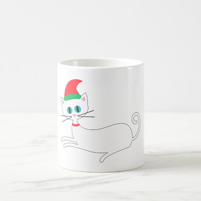 Weihnachtskatze Kaffeetasse (Von Creator hochgeladen)