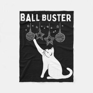 Weihnachtskatze Ll Buster Weihnachtsbaumanhänger L Fleecedecke