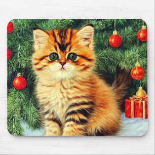 Weihnachtskatze Mousepad