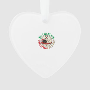 Weihnachtskatze Nap Urlaub Design Ornament