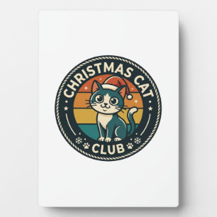 Weihnachtskatze Niedliche Kitty Design - Weihnacht Fotoplatte