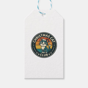 Weihnachtskatze Niedliche Kitty Design - Weihnacht Geschenkanhänger