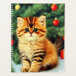 Weihnachtskatze Planer