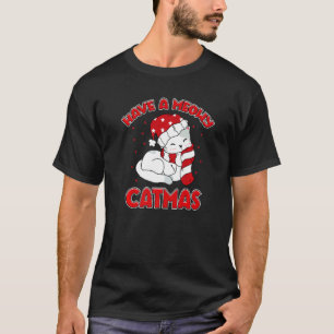 Weihnachtskatze Santa Hut X Mas Pyjama Haben Ein M T-Shirt
