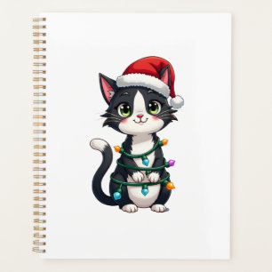 Weihnachtskatze Smoking schwarze Katze xmas Lichte Planer