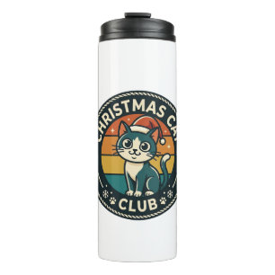 Weihnachtskatze Süße Kitty Design - Weihnachtskatz Thermosbecher