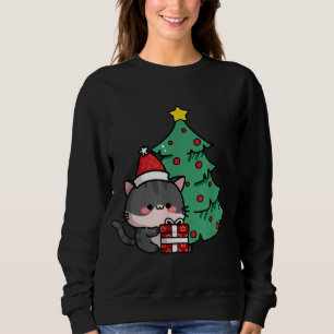 Weihnachtskatze Sweatshirt