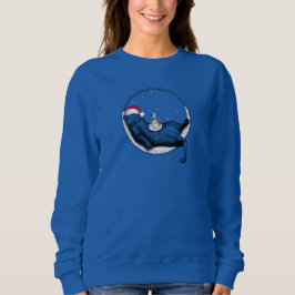 Weihnachtskatze Sweatshirt