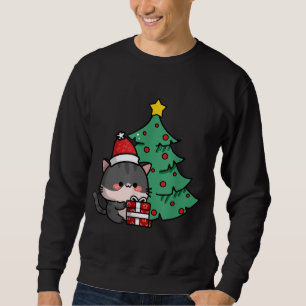 Weihnachtskatze Sweatshirt