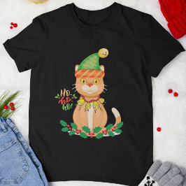 Weihnachtskatze T-Shirt