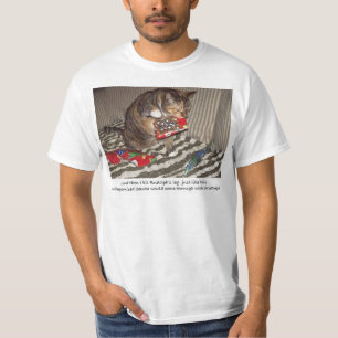 Weihnachtskatzen-Angriff T-Shirt