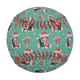 Weihnachtskatzen Baseball