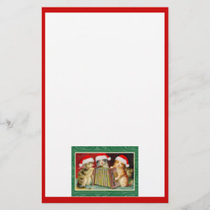 Weihnachtskatzen Briefpapier