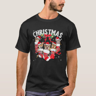 Weihnachtskatzen Niedlich und sonnig Weihnachten T-Shirt