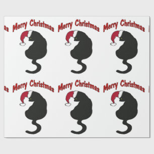 Weihnachtskatzen-Packpapier Geschenkpapier