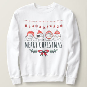 Weihnachtskatzen Sweatshirt