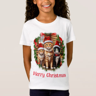 Weihnachtskatzen T-Shirt