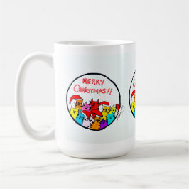 Weihnachtskatzen-Tasse Kaffeetasse