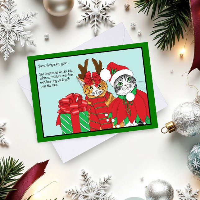 Weihnachtskatzenbuddies Karte (Von Creator hochgeladen)